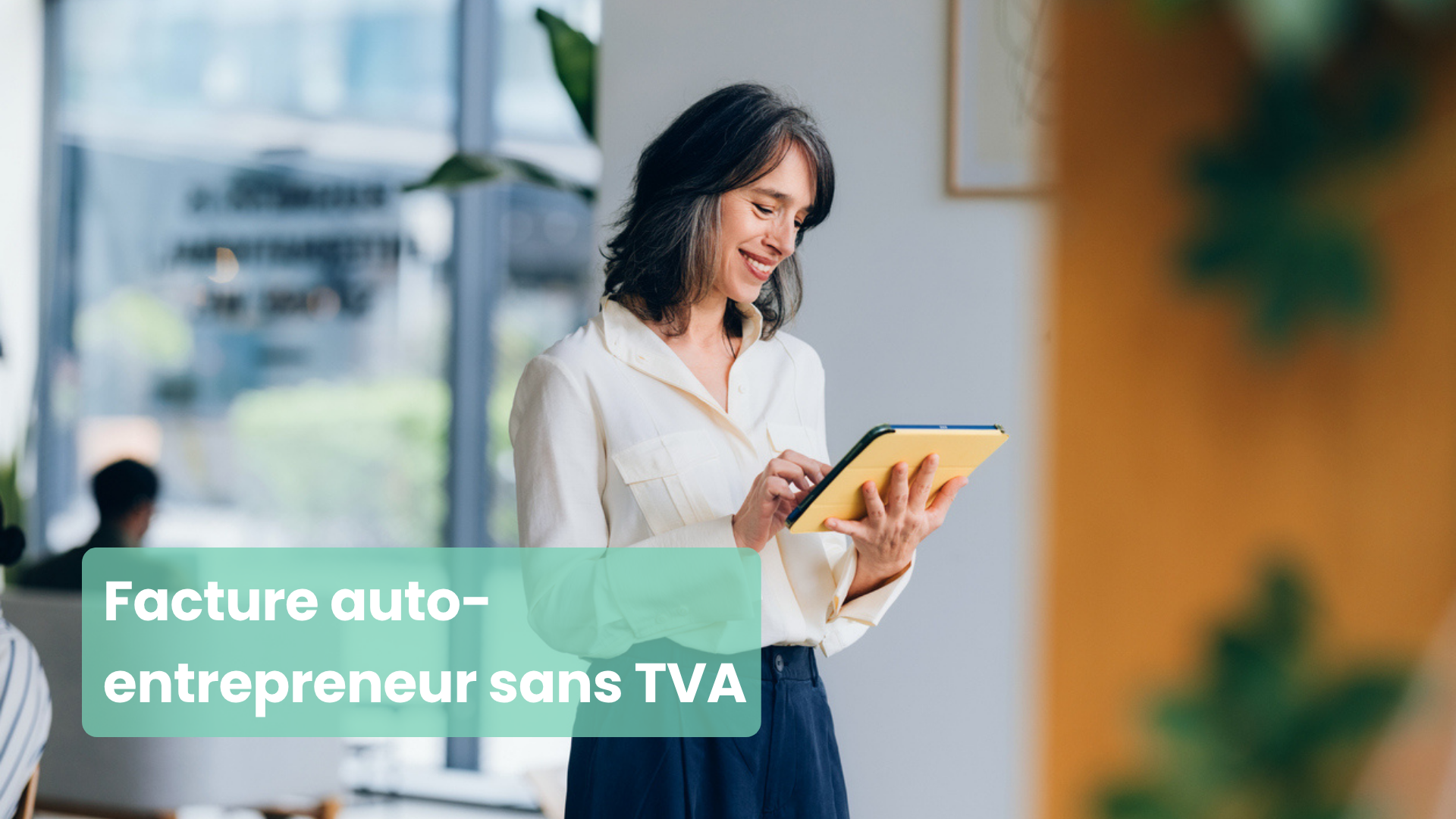 Description : facture auto entrepreneur sans TVA